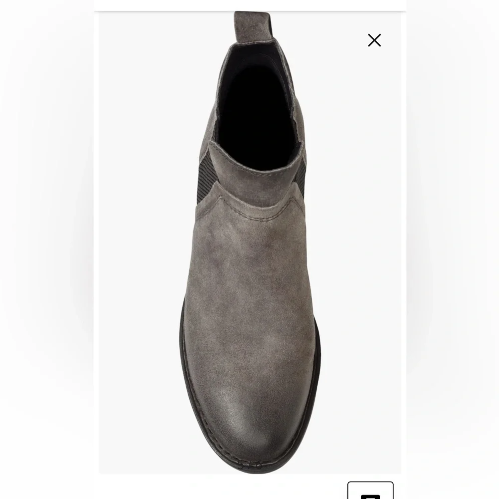 Born Brenta Dark Gray Chelsea ankle Boots 7.5 - Picture 2 of 11